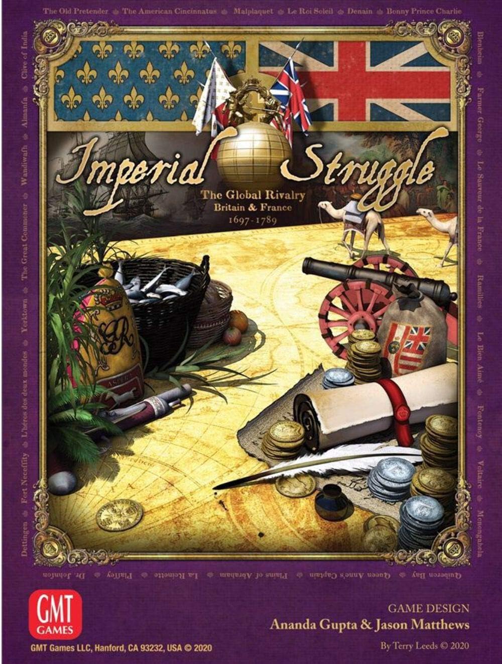 Imperial Struggle - GMT Games 2-Player Strategy Board Game