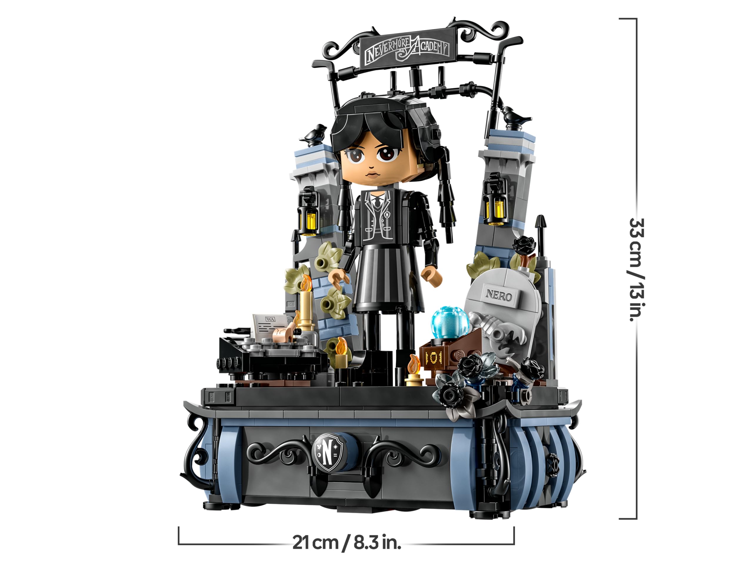 LEGO Wednesday Addams Figure Set - Posable Collectible Building Toy for Kids 10+