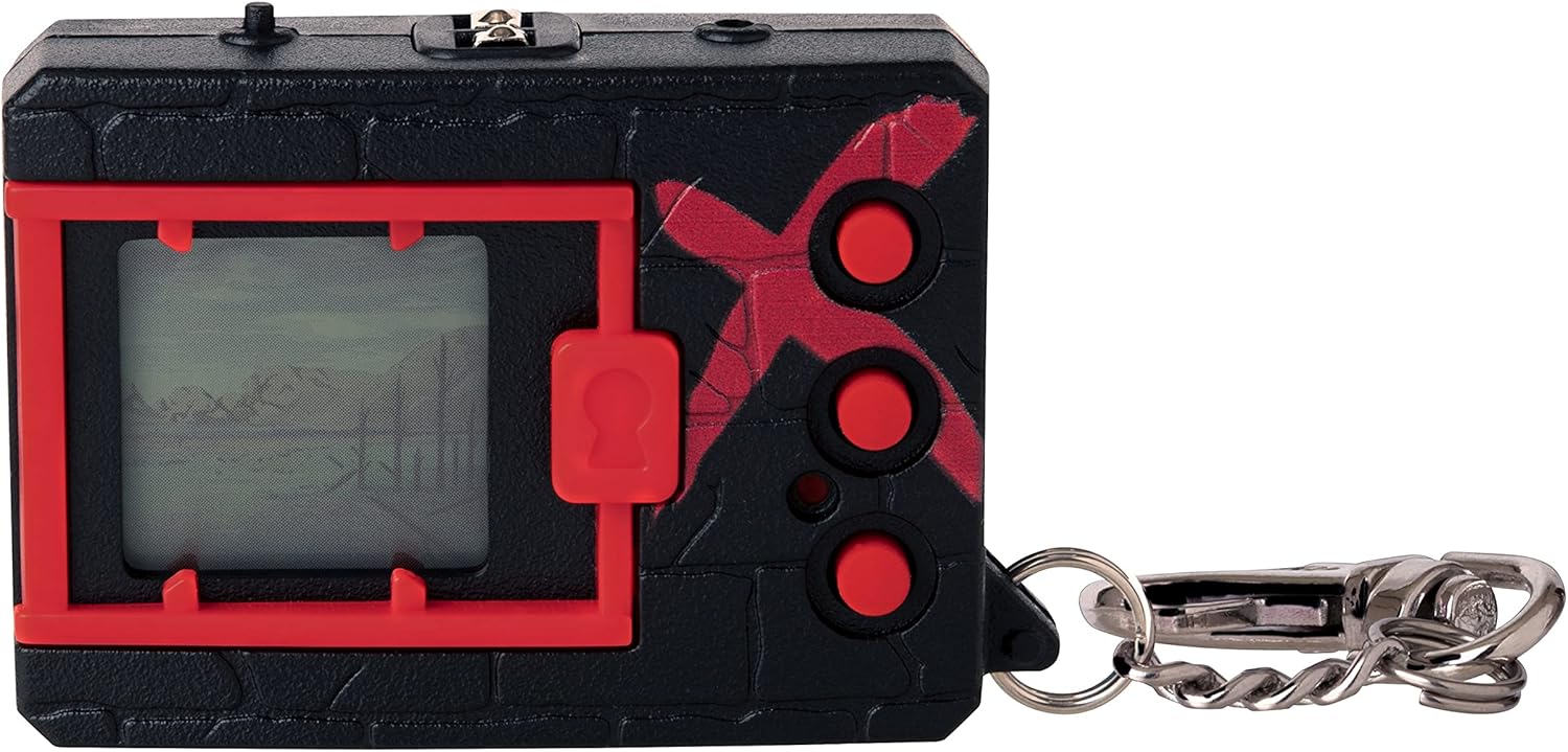 Bandai America Digimon X - Black & Red Virtual Pet with Reverse Compatibility and Quest Mode, Ages 8+