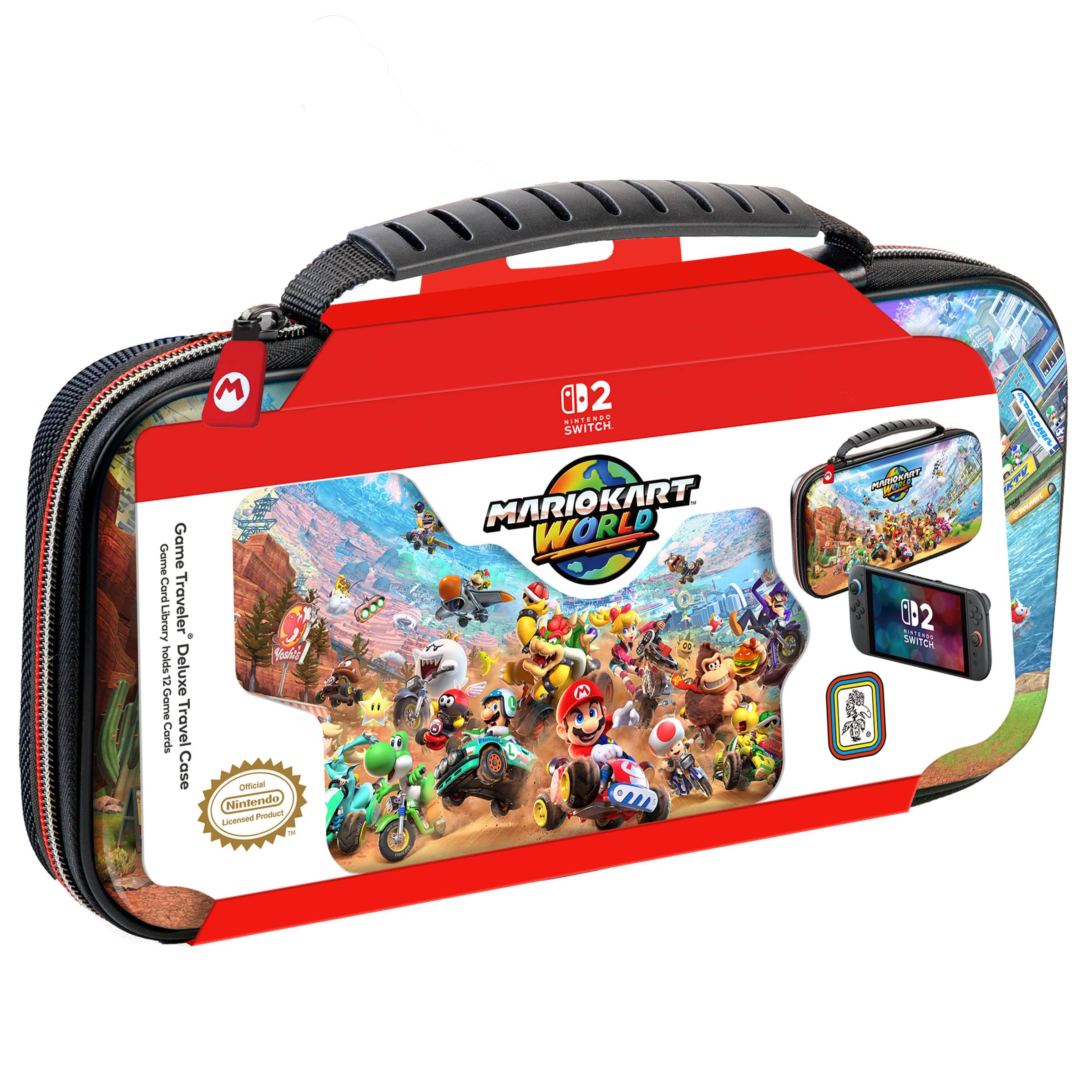 Mario Kart World Deluxe - Nintendo Switch 2, Switch OLED & Switch Travel Case
