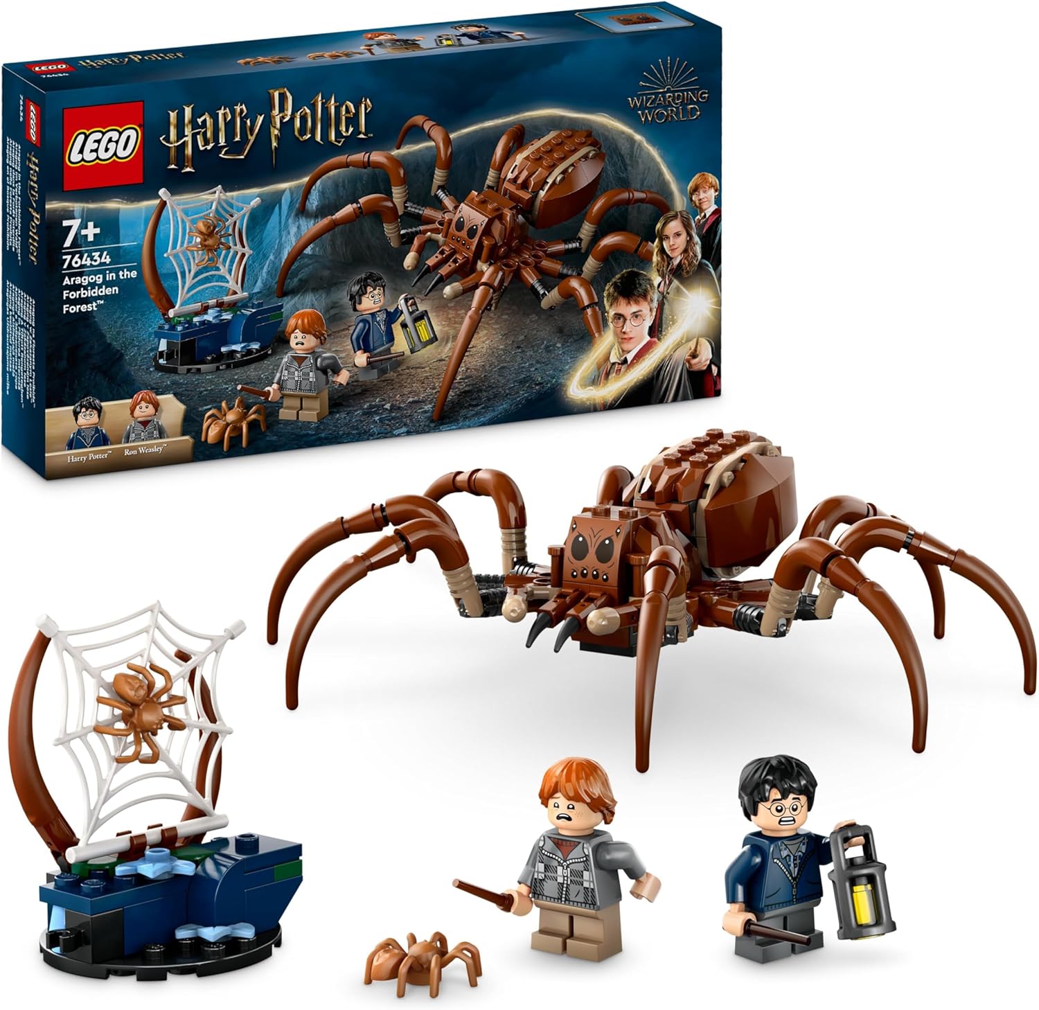 LEGO Harry Potter Aragog in the Forbidden Forest 76434 - Building Playset for Kids 7+