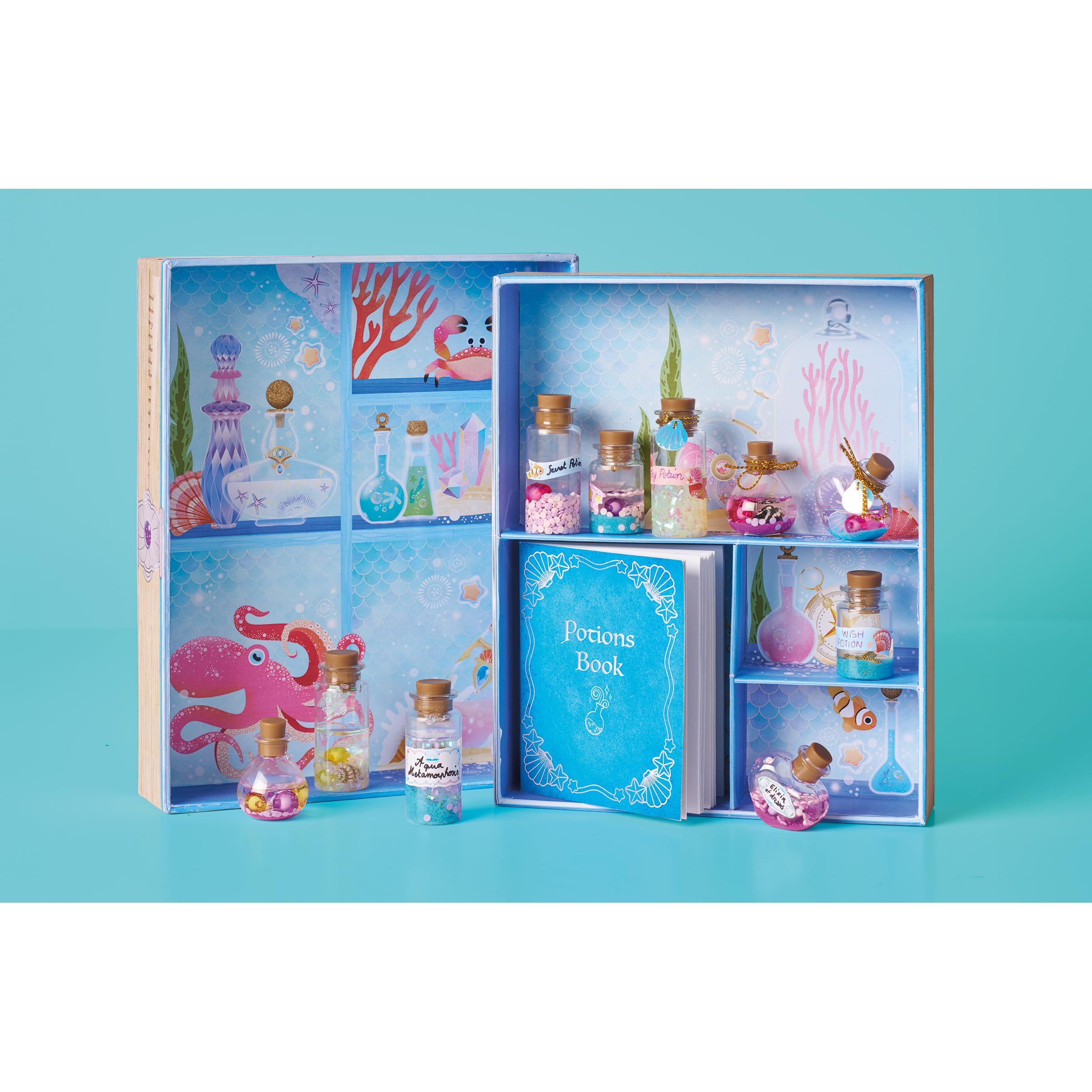 Janod Magic Ocean - My Magic Potions Craft Kit for Kids - Ages 7-12