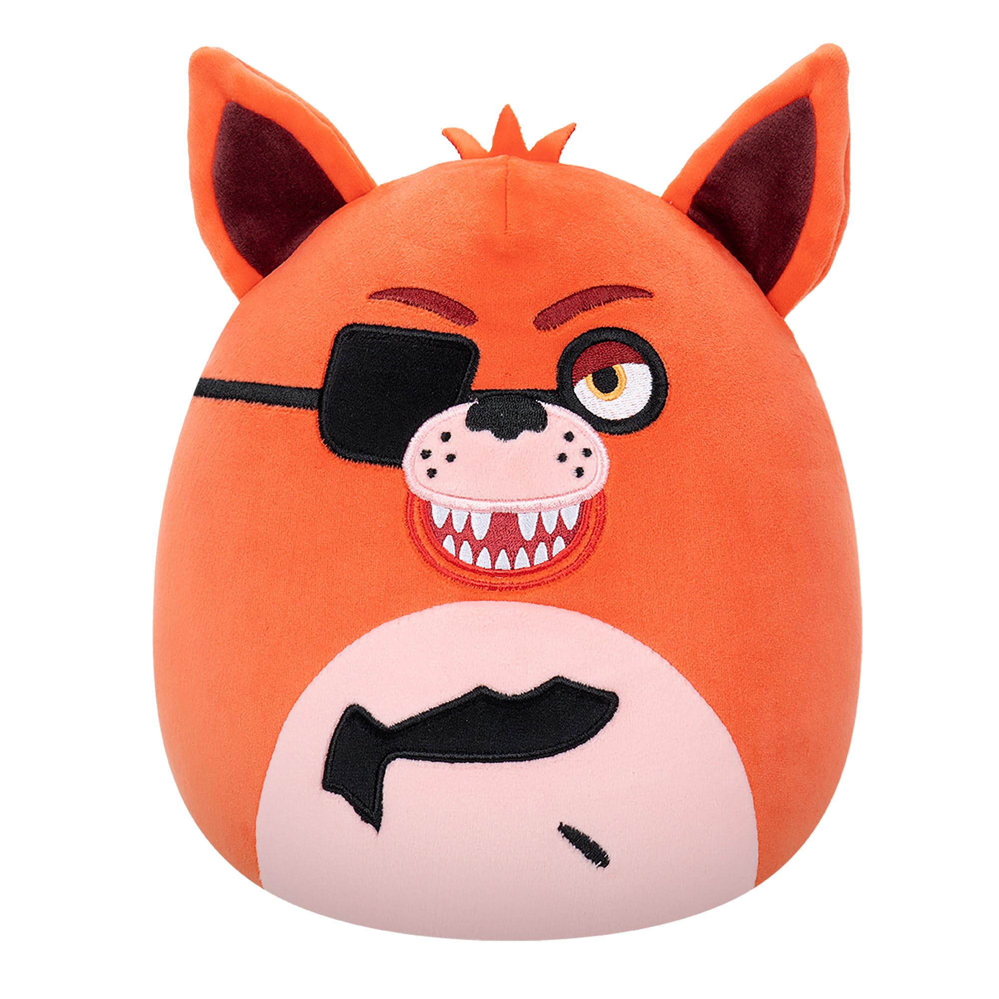 Squishmallows 8-Inch Classic Foxy Plush - Five Nights at Freddy’s Licensed Soft Toy for Kids 3+