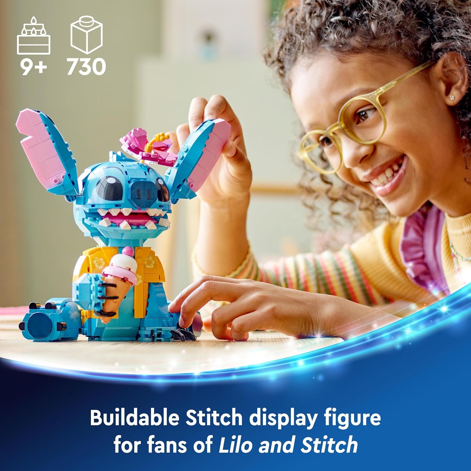 LEGO Disney Stitch Building Set - 730-Piece Playset for Kids 9+
