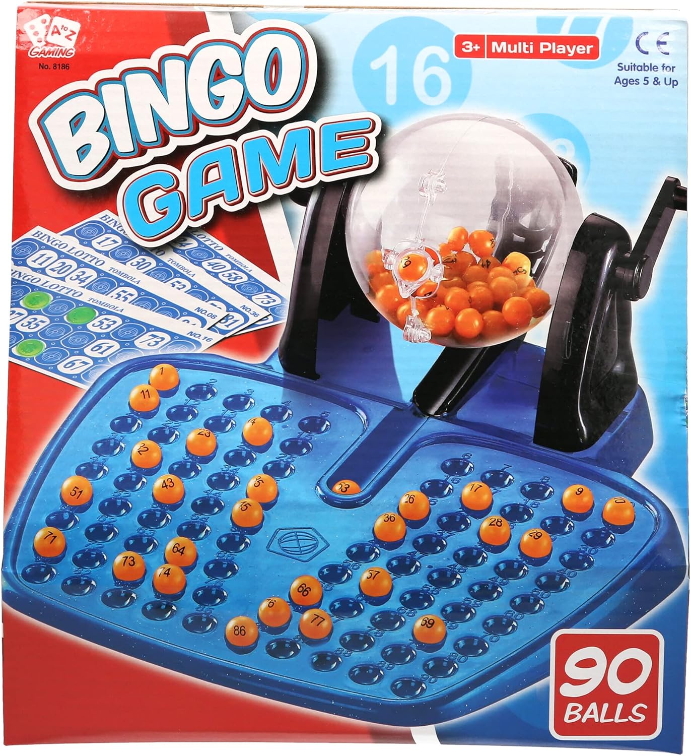 A to Z 8186 Bingo Game, Multicolor
