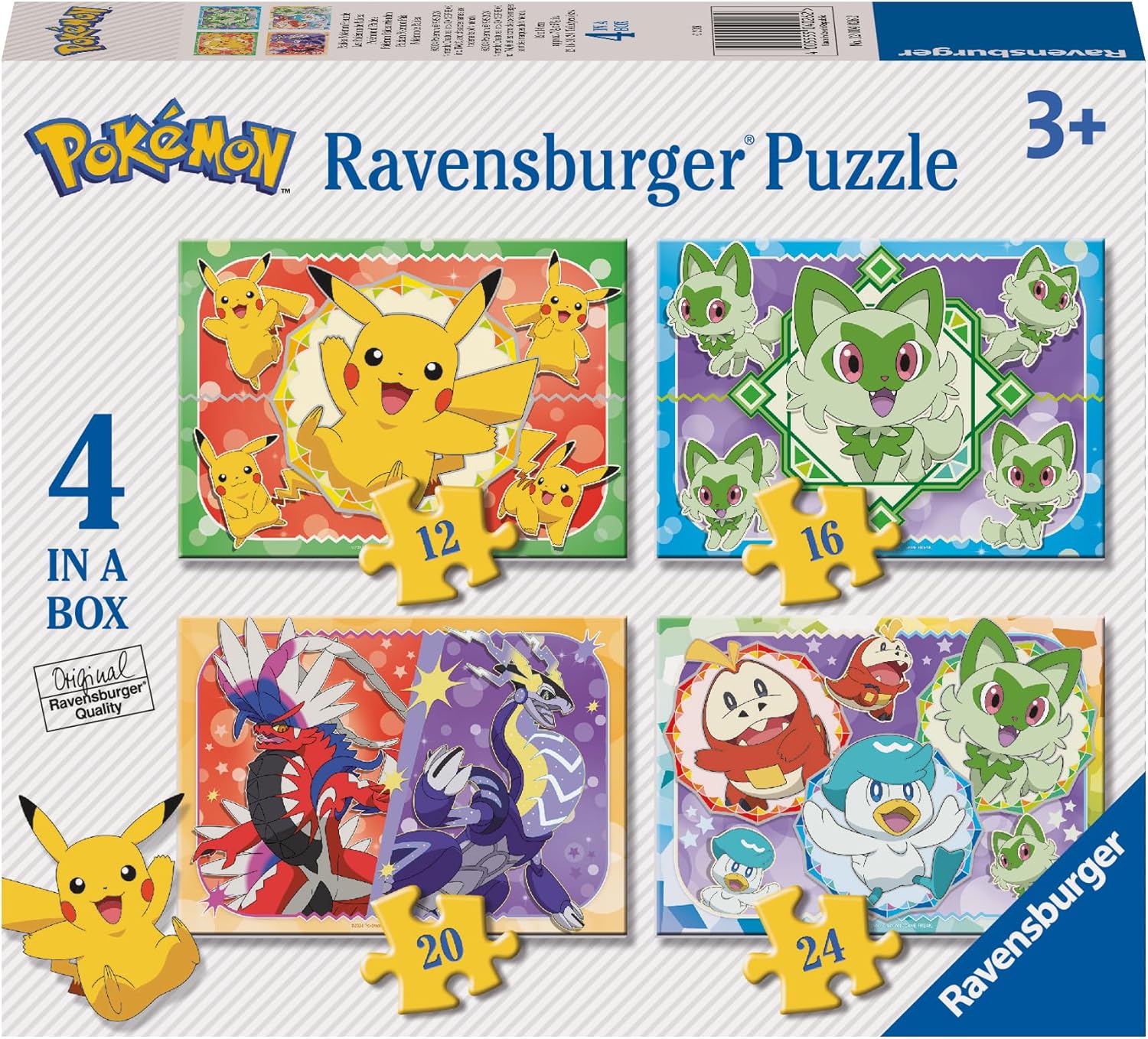 Ravensburger Pokemon 72-Piece Puzzle Set - Jigsaw Puzzles for Kids Ages 3 and Up