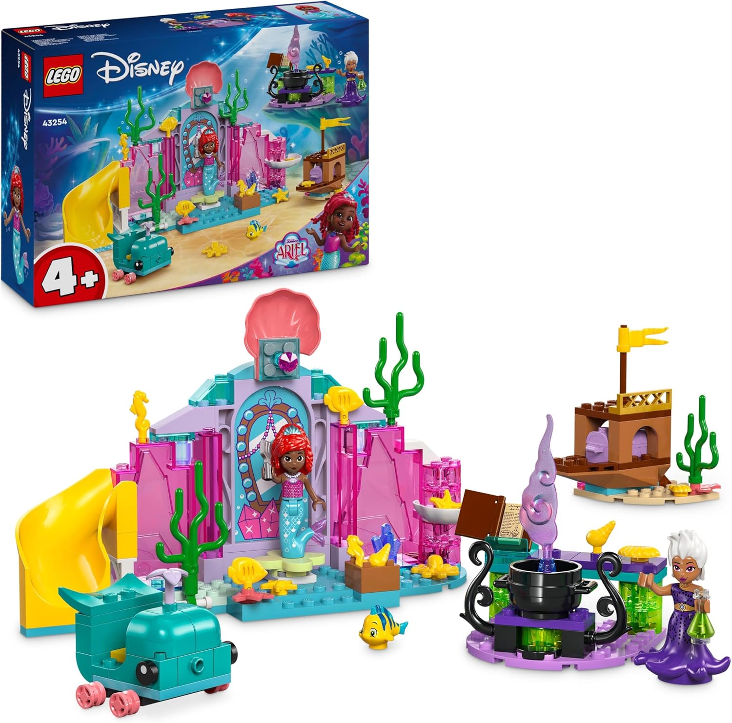 LEGO ǀ Disney Princess Ariel’s Crystal Cavern Buildable Playset for Kids 4+
