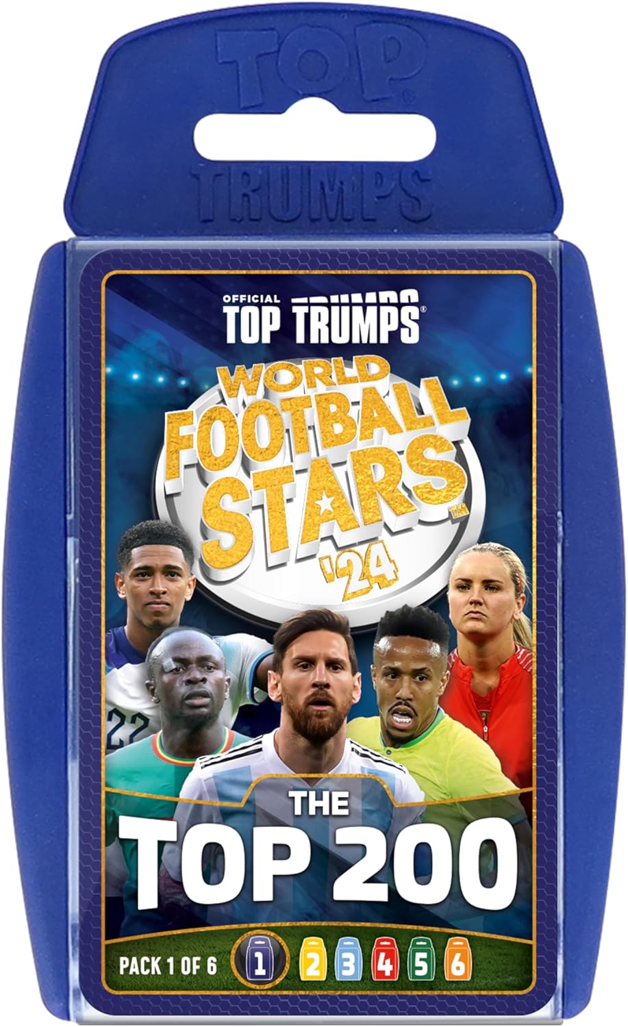 Top Trumps World Football Stars 200 Card Game Pack 1