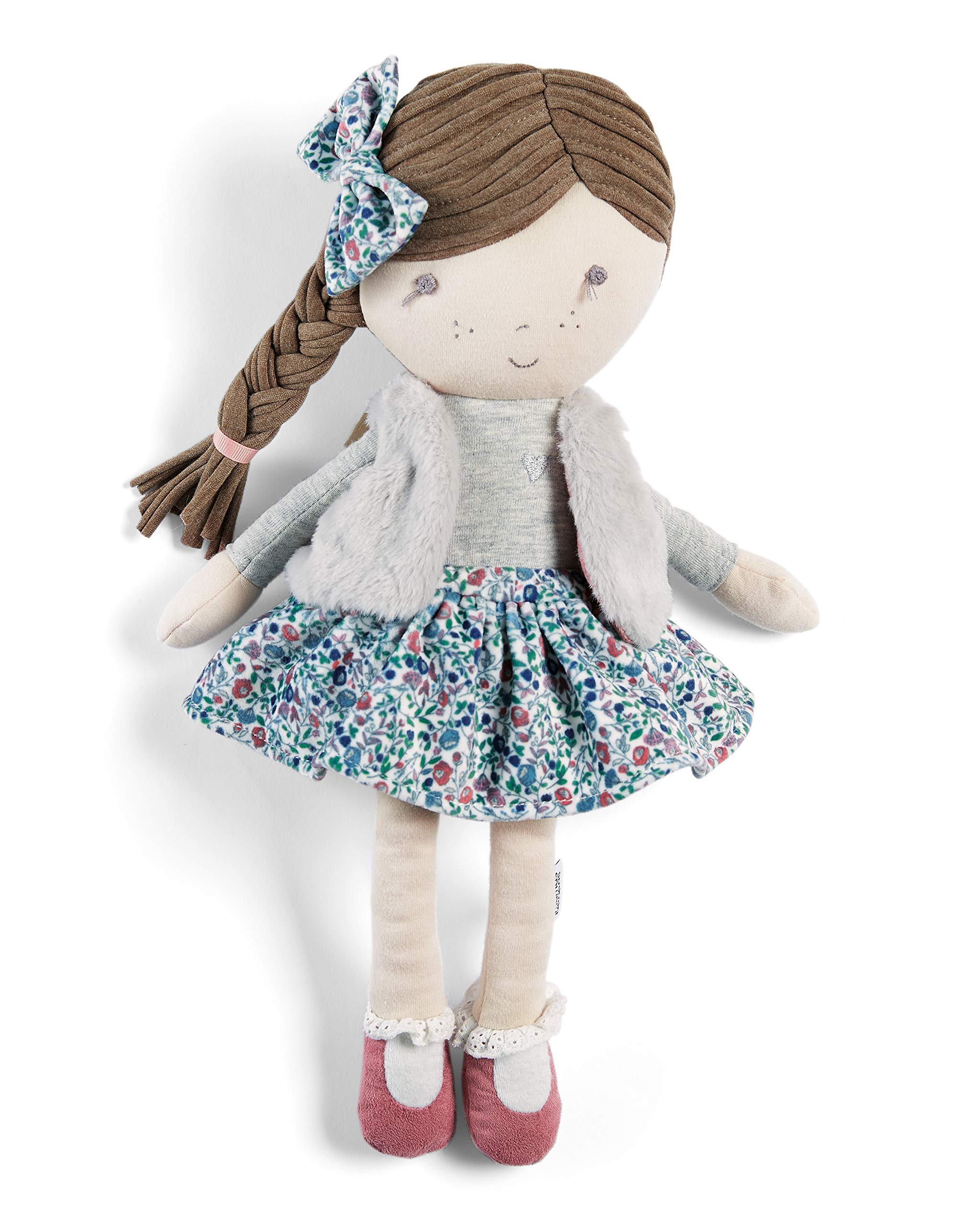 Mamas & Papas Bella Rag Doll - Super Soft Cuddly Doll for Newborns
