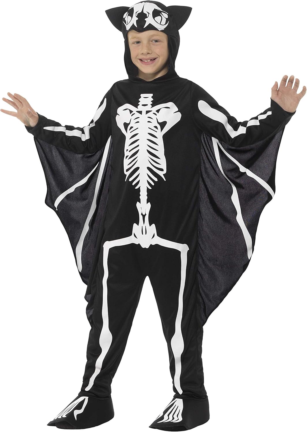 Smiffys Bat Skeleton Costume - Small (Ages 10-12)