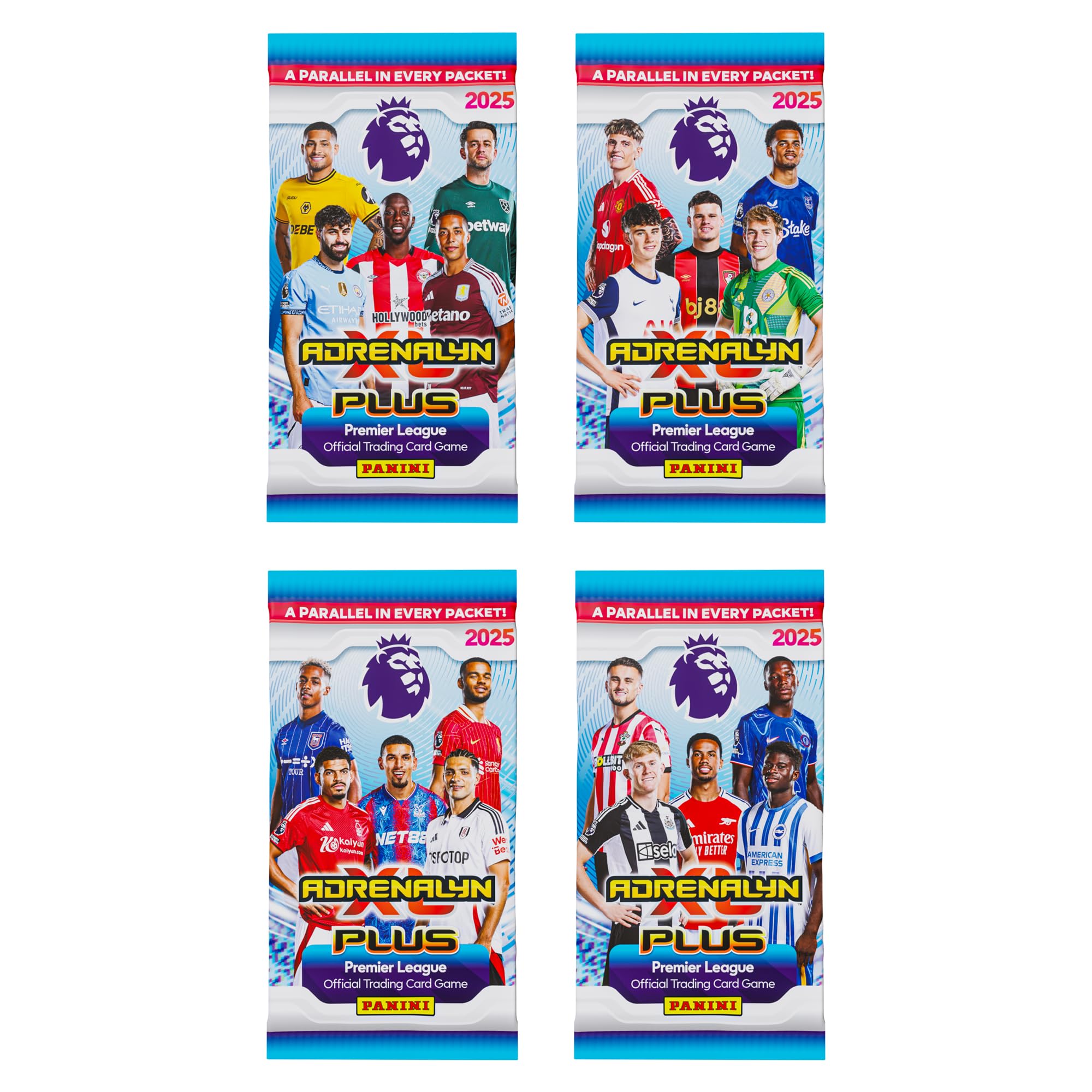 Panini Premier League Adrenalyn XL PLUS 2025 Trading Card Game Multipack
