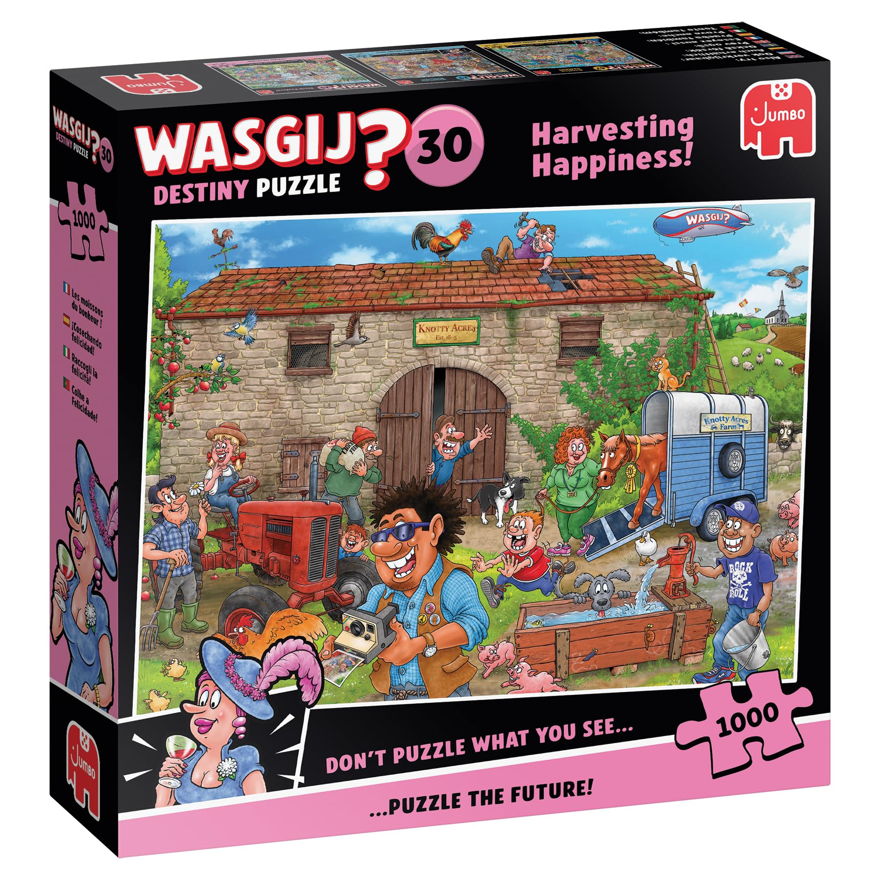 Wasgij Destiny 30: Harvesting Happiness - 1000 Piece Puzzle for Adults