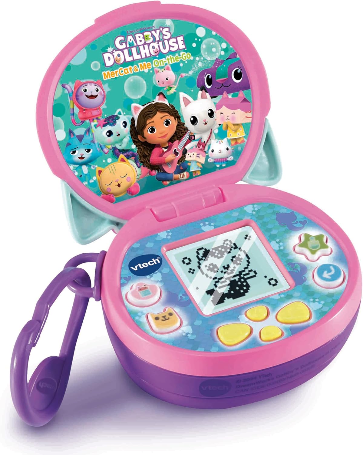 VTech Gabby's Dollhouse MerCat & Me On-the-Go - Interactive Educational Toy for Ages 3-6