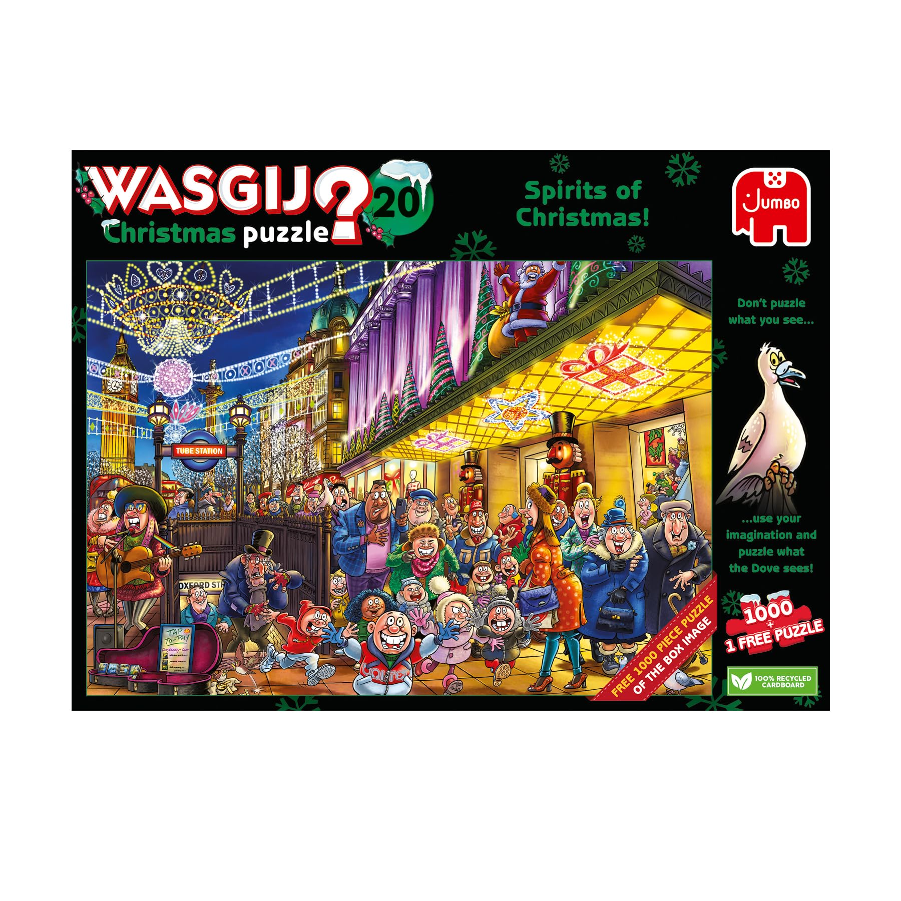 Wasgij Christmas 20 - 2 x 1000 Piece Jigsaw Puzzles for Adults