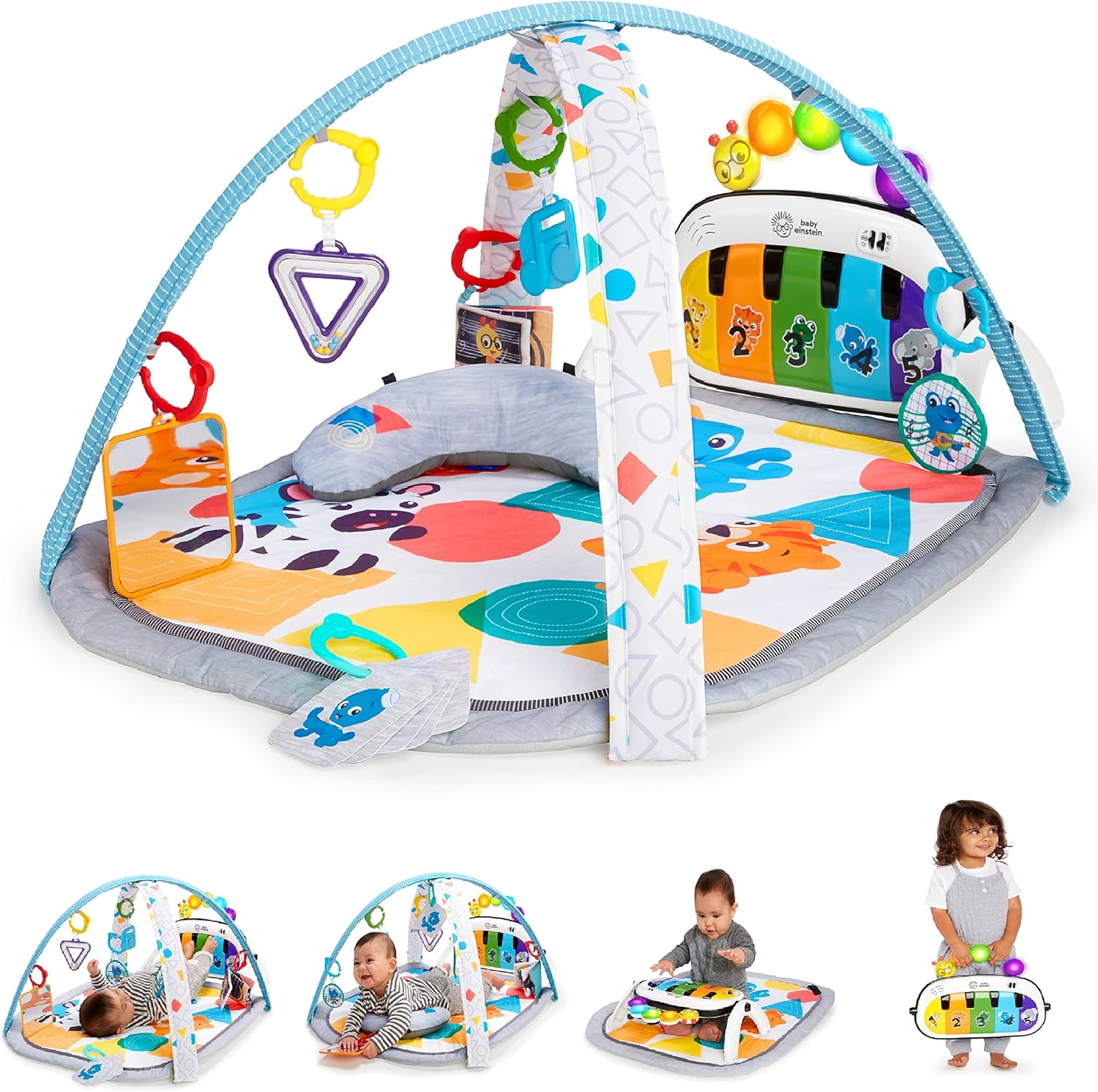 Baby Einstein - 4-in-1 Kickin' Tunes Music and Language Discovery Play Gym