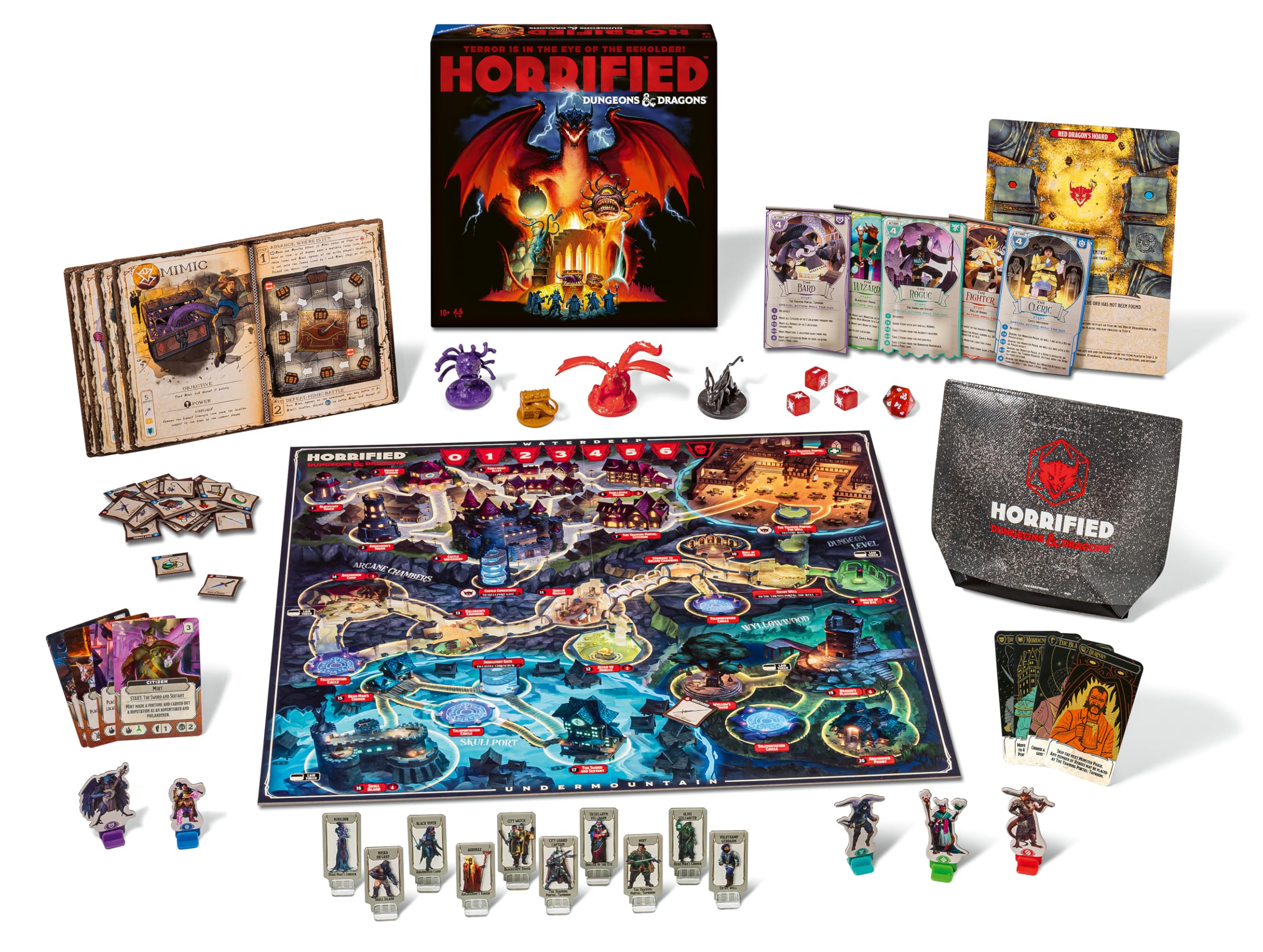 Ravensburger Horrified: Dungeons & Dragons Cooperative Board Game