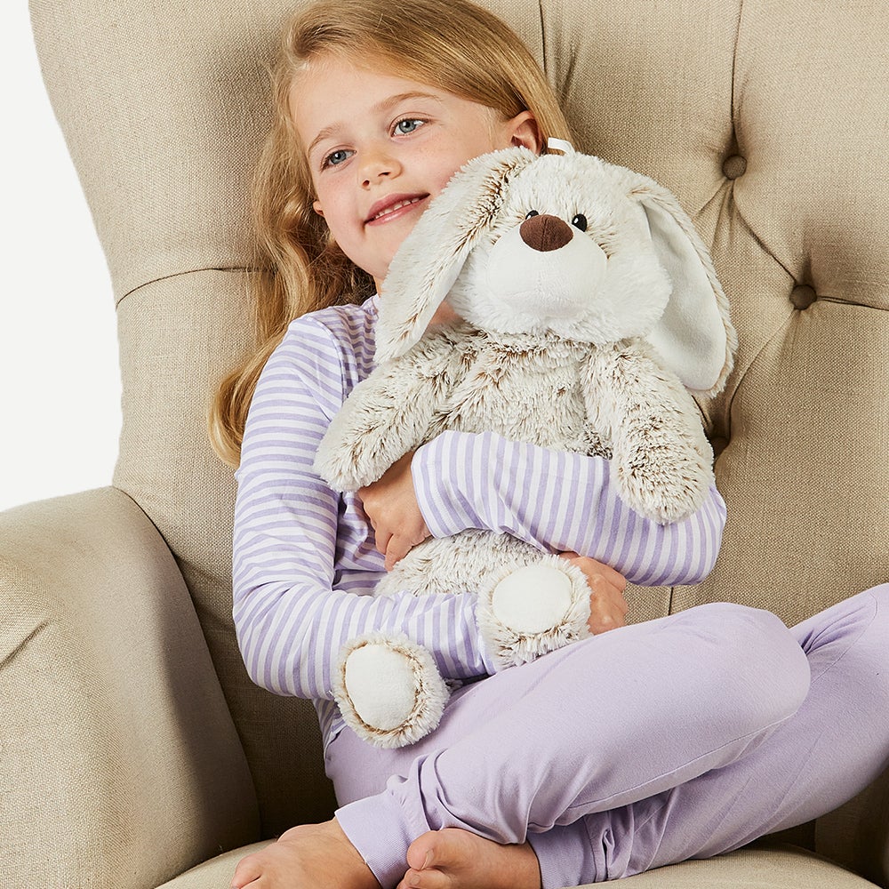 Warmies - 3D Square Marshmallow Bunny Hot Water Bottle