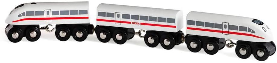 BRIO World High Speed Train - Magnetic Wooden Train with Sound Effects for Ages 3+