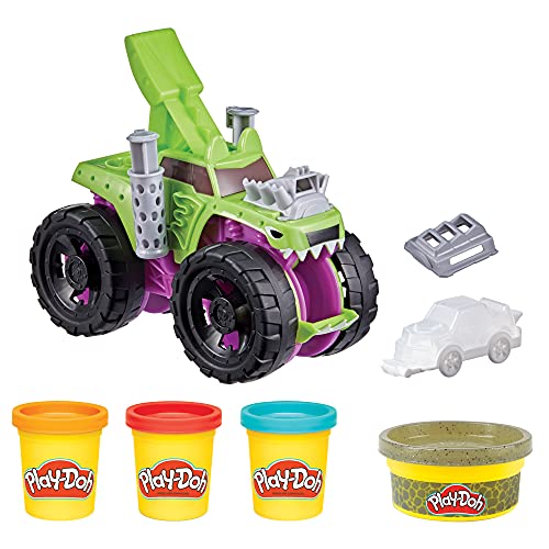 Play-Doh Chompin' Monster Truck - Creative Vehicle Playset for Kids 3+