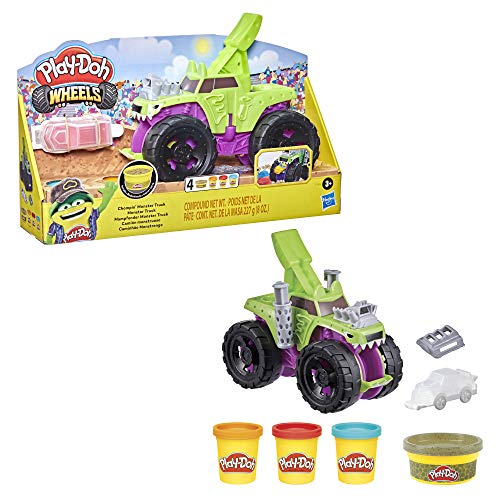Play-Doh Chompin' Monster Truck - Creative Vehicle Playset for Kids 3+