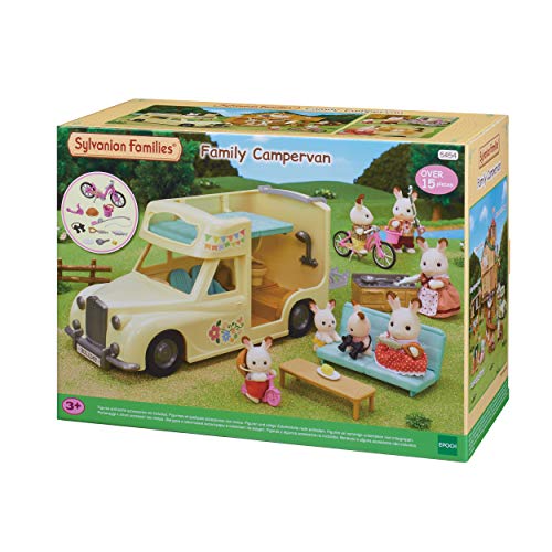 Sylvanian Families Family Campervan Playset - Seats 7 with Camping Accessories