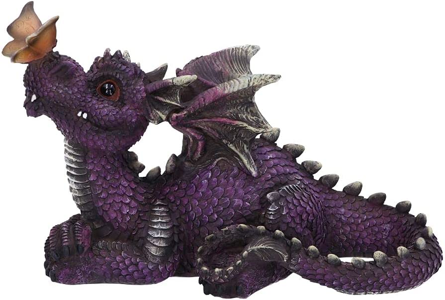 Nemesis Now Nature's Kiss - Purple Dragon Figurine
