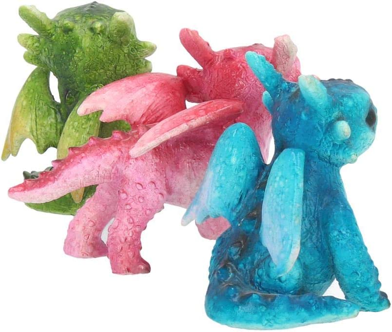 Nemesis Now Tiny Dragons - Set of Three Hand-Painted Resin Figurines