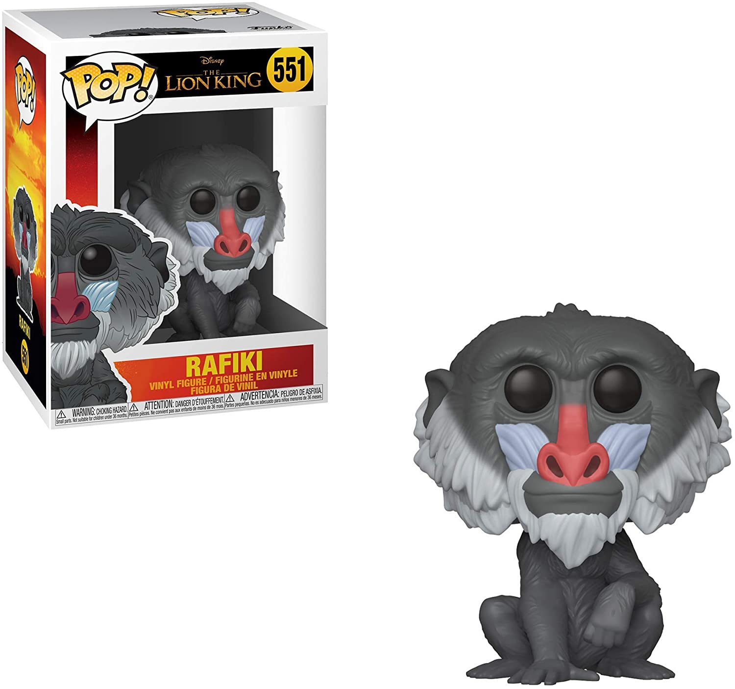Disney Le Roi Lion Rafiki Funko 38547 Pop! Vinyle #551