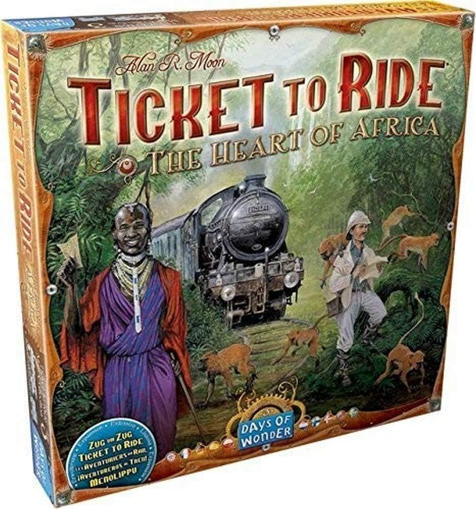 Days of Wonder Ticket to Ride The Heart of Africa Board Game Expansion