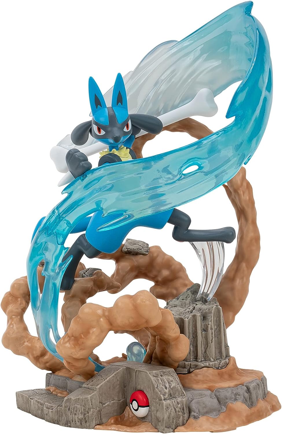 Pokémon Jazwares - Lucario 13-inch Deluxe Statue with Aura Lights