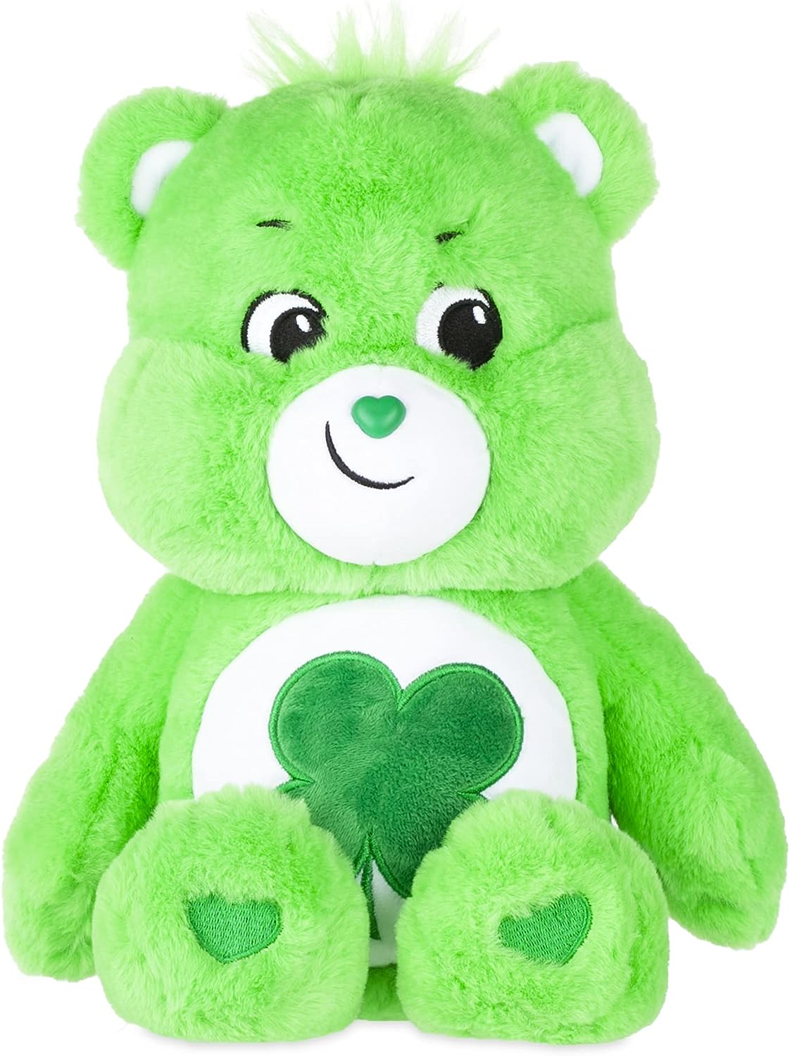 Care Bears Good Luck Bear - 14 Inch Plush Toy, Collectible Stuffed Animal for Kids