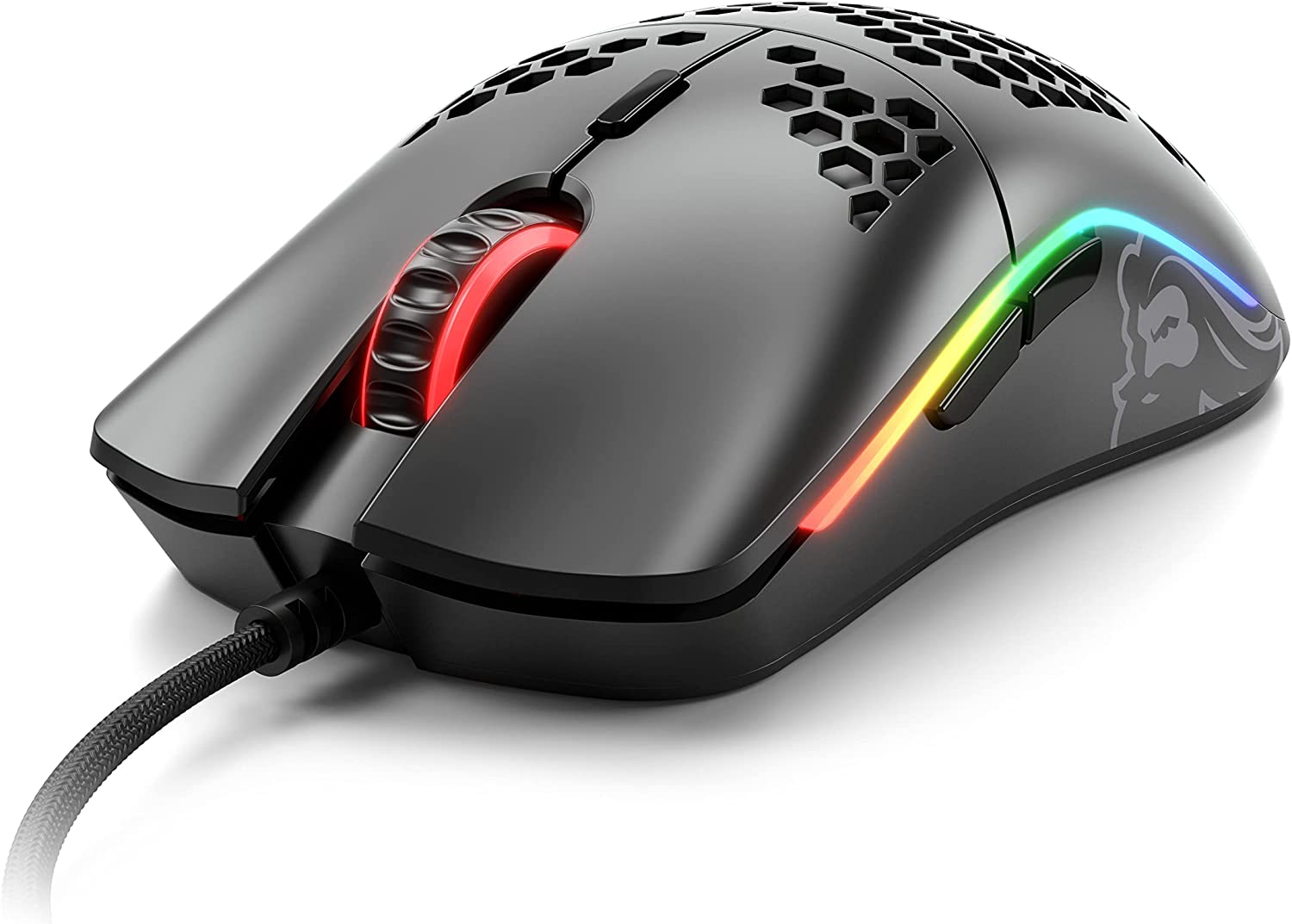 Glorious PC Gaming Race Model O GO-BLACK Ambidextrous RGB Gaming Mouse - Matte Black