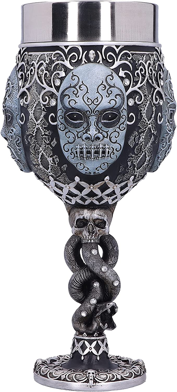 Nemesis Now Death Eater Mask Collectible Goblet - Resin, Hand-Painted