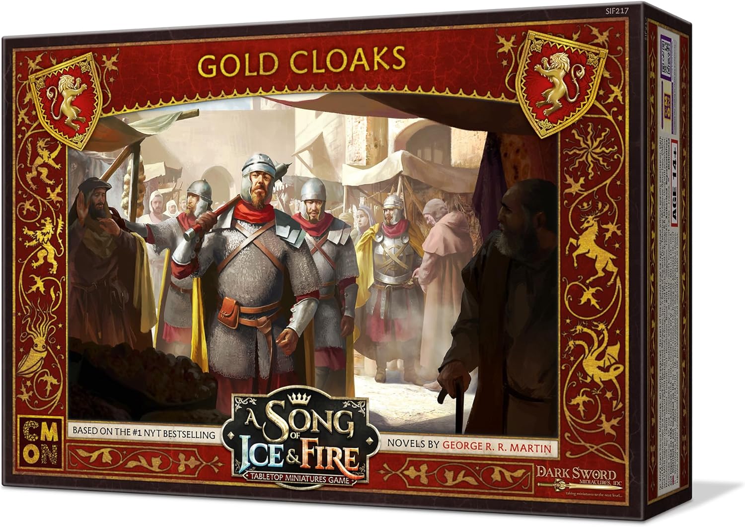 CMON A Song of Ice and Fire Tabletop Miniatures Game Gold Cloaks Unit Box