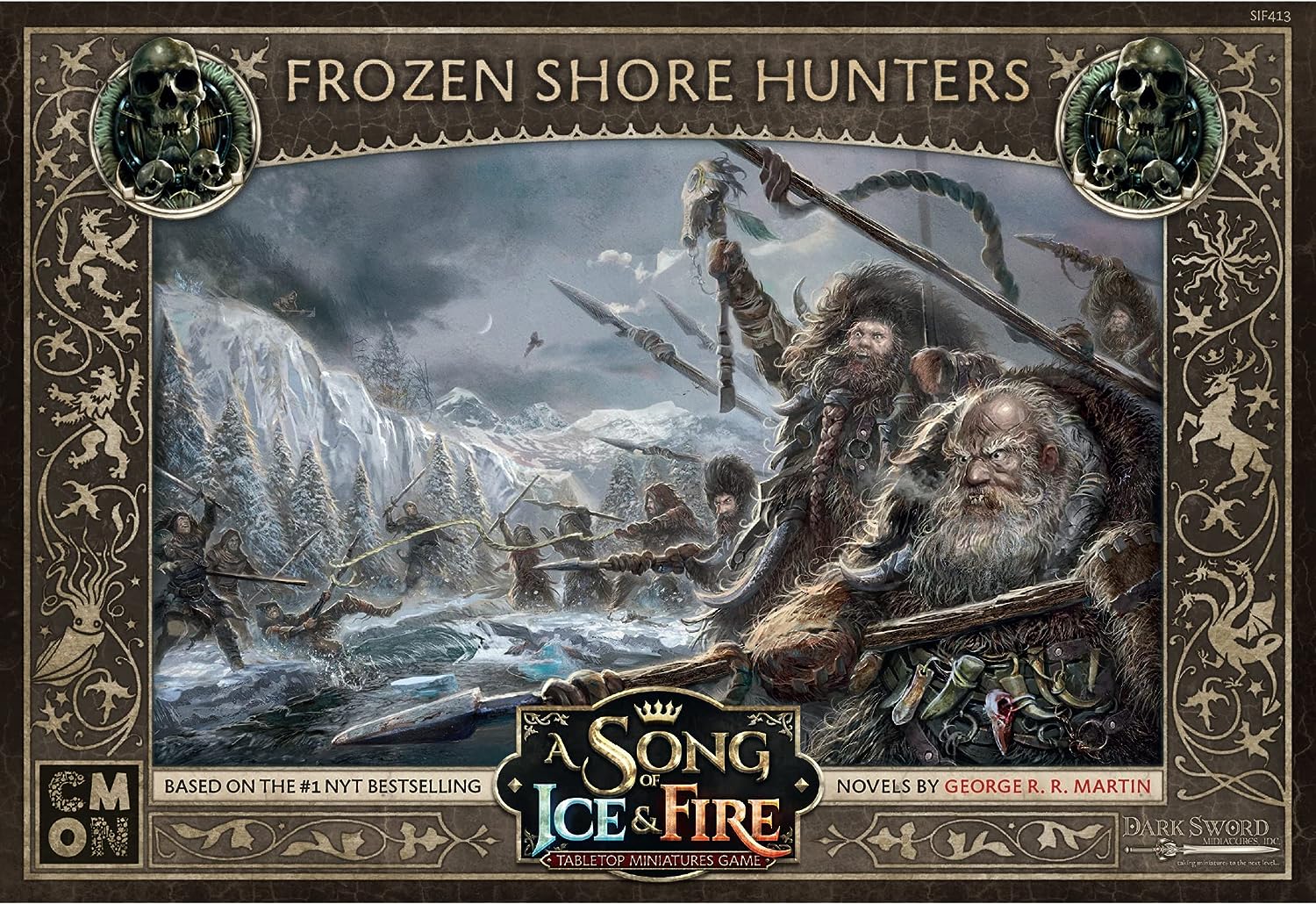CMON A Song of Ice and Fire Tabletop Miniatures Game Frozen Shore Hunters Unit Box
