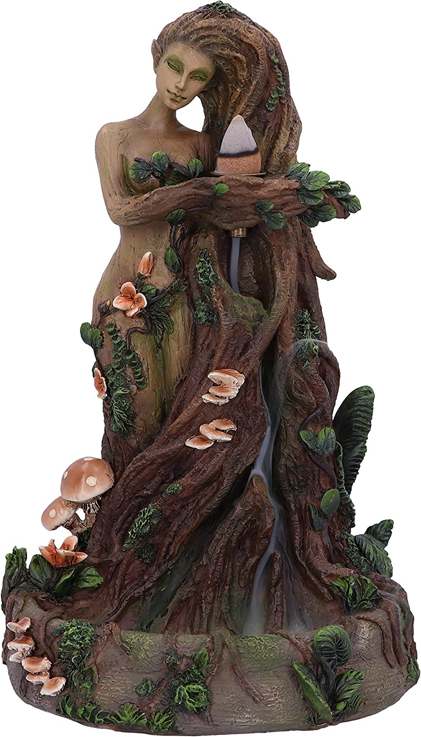 Nemesis Now - Lady Earth Tree Spirit Backflow Incense Burner (13cm)