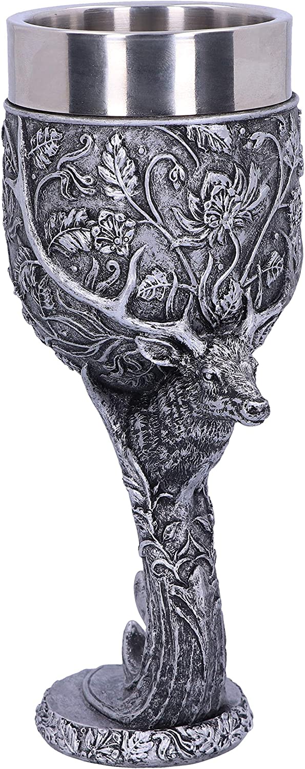 Nemesis Now - Stags Head Goblet Wine Glass