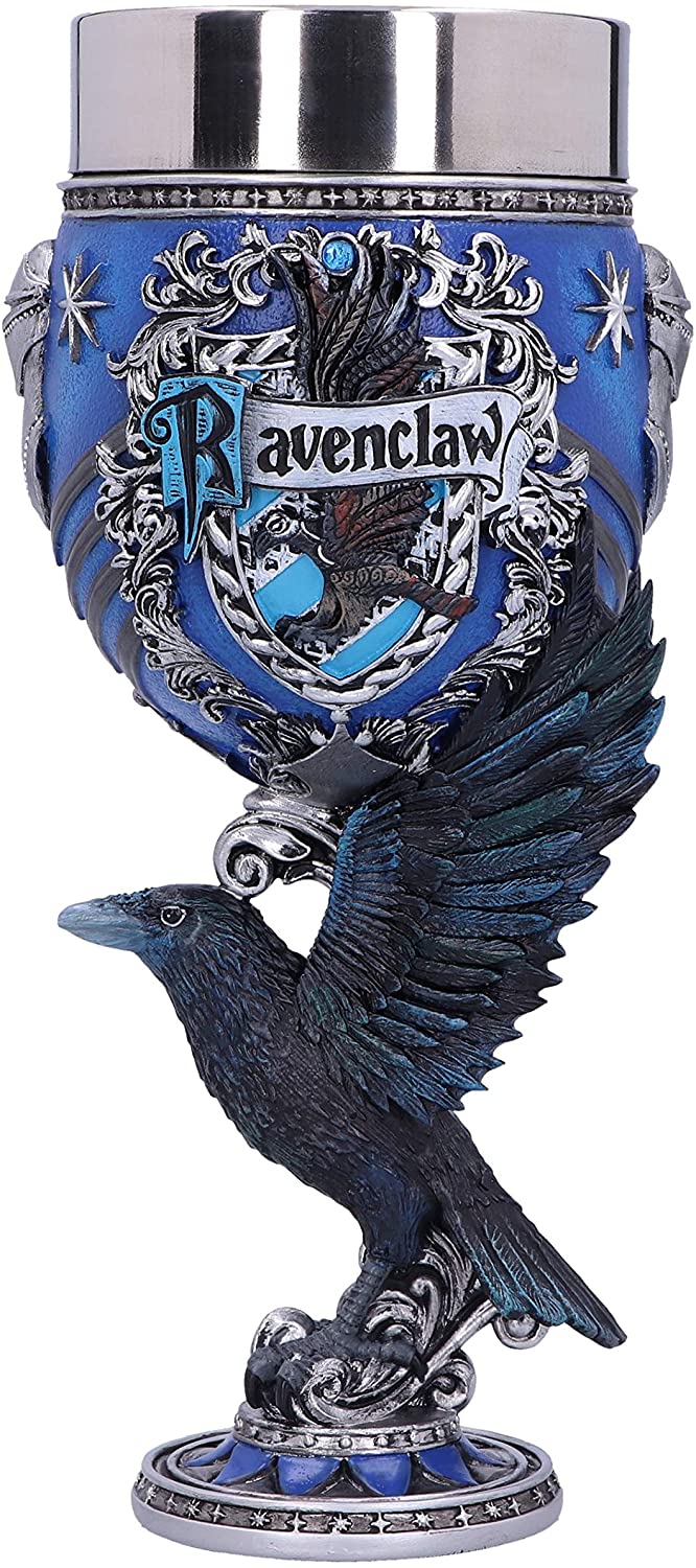 Nemesis Now Ravenclaw Hogwarts House Collectible Goblet - Resin, Hand-Painted