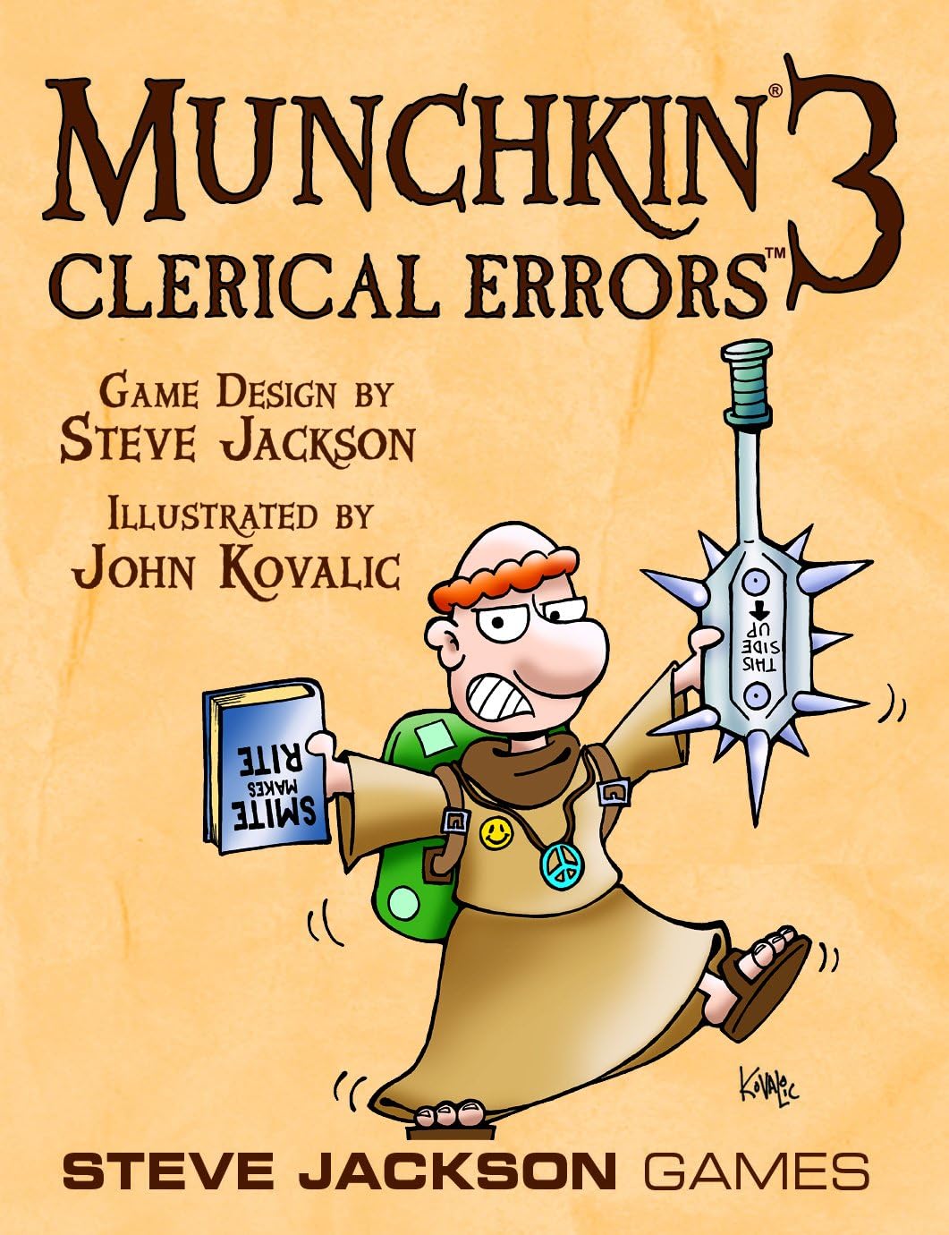 Steve Jackson Games Munchkin 3 Clerical Errors Card Game Expansion