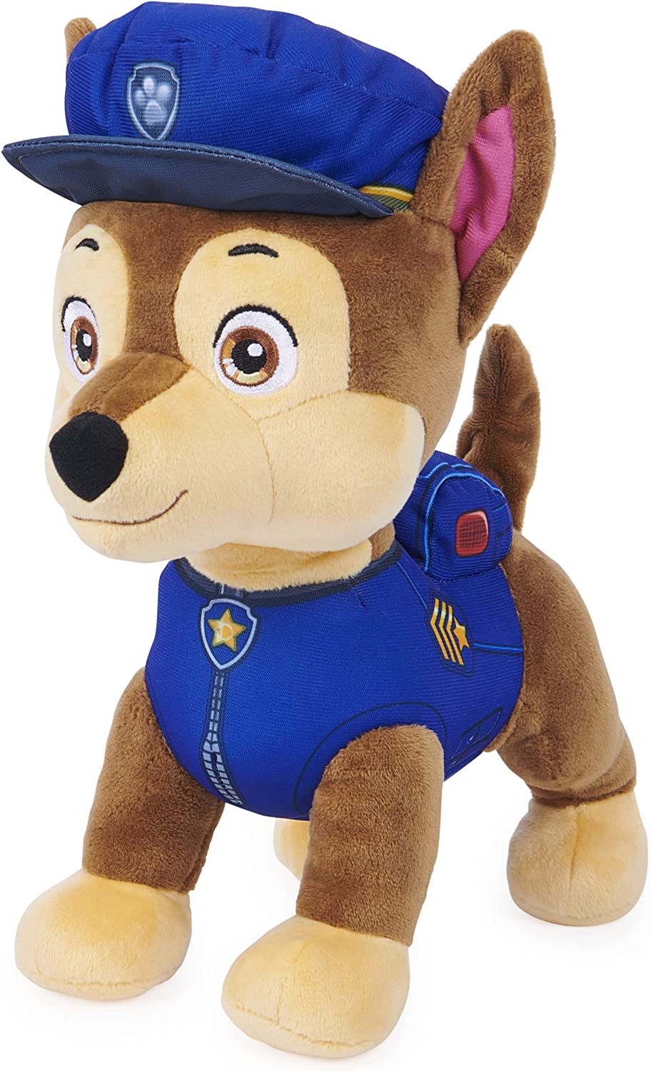 PAW Patrol Talking Chase Interactive Plush Toy - 30.5 cm with Sounds, Phrases & Wagging Tail