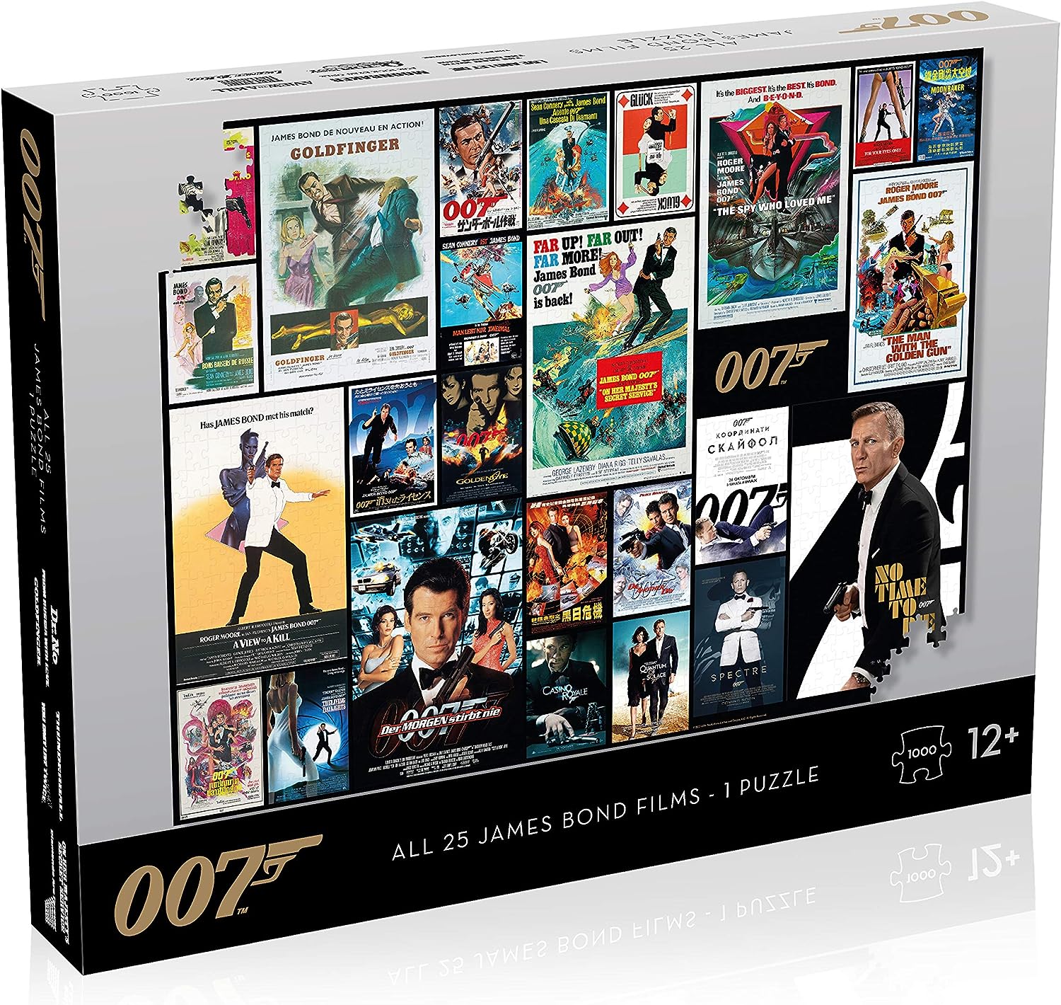 James Bond 1000 Piece Jigsaw Puzzle - Movie Posters Collection