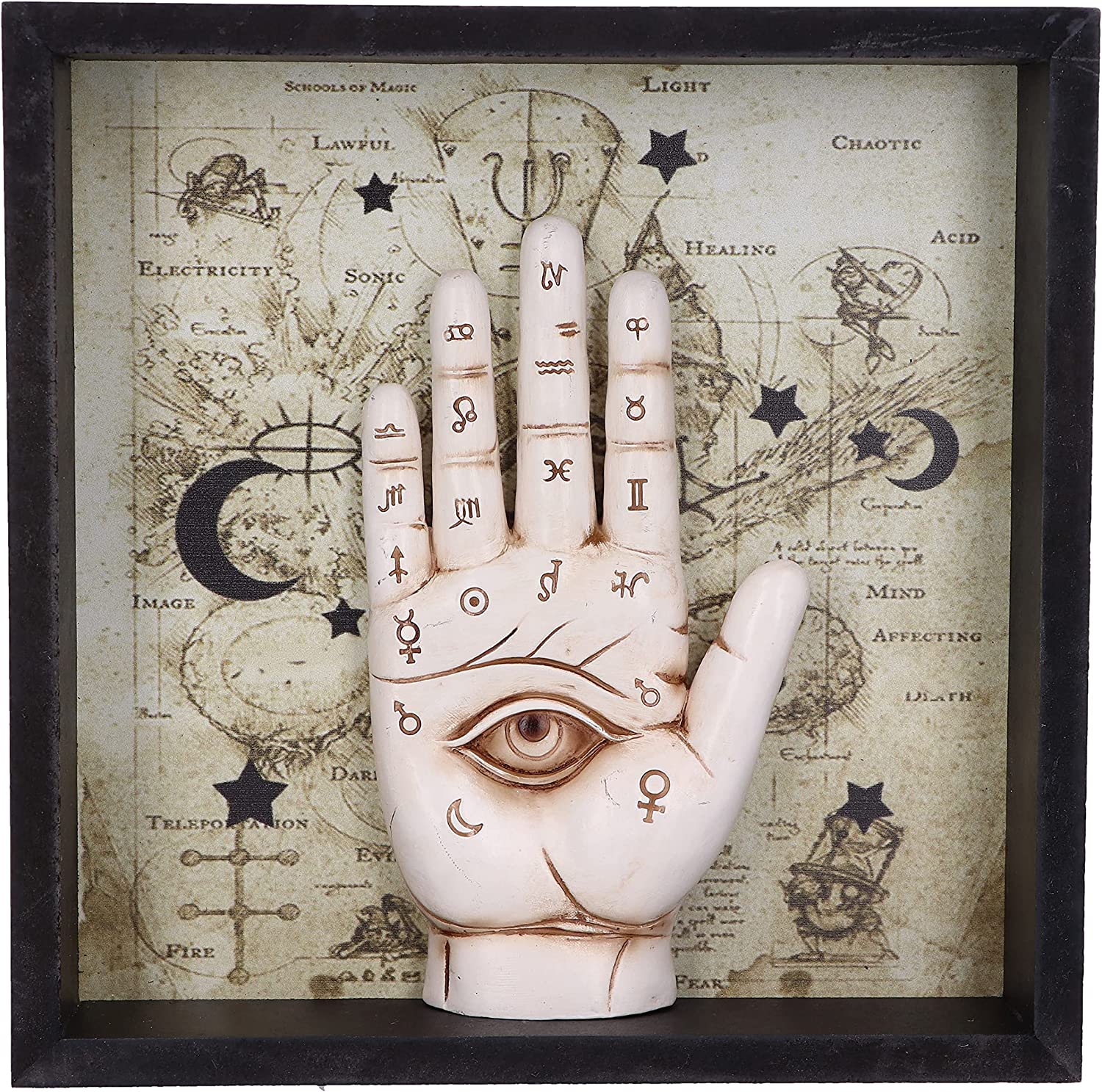 Nemesis Now - Palmistry Companion Framed Chiromancy Wall Art