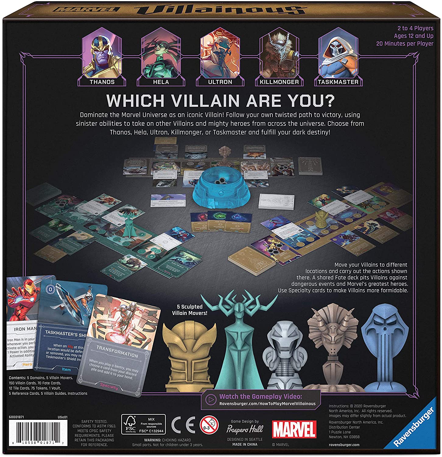 Ravensburger Marvel Villainous: Infinite Power Board Game