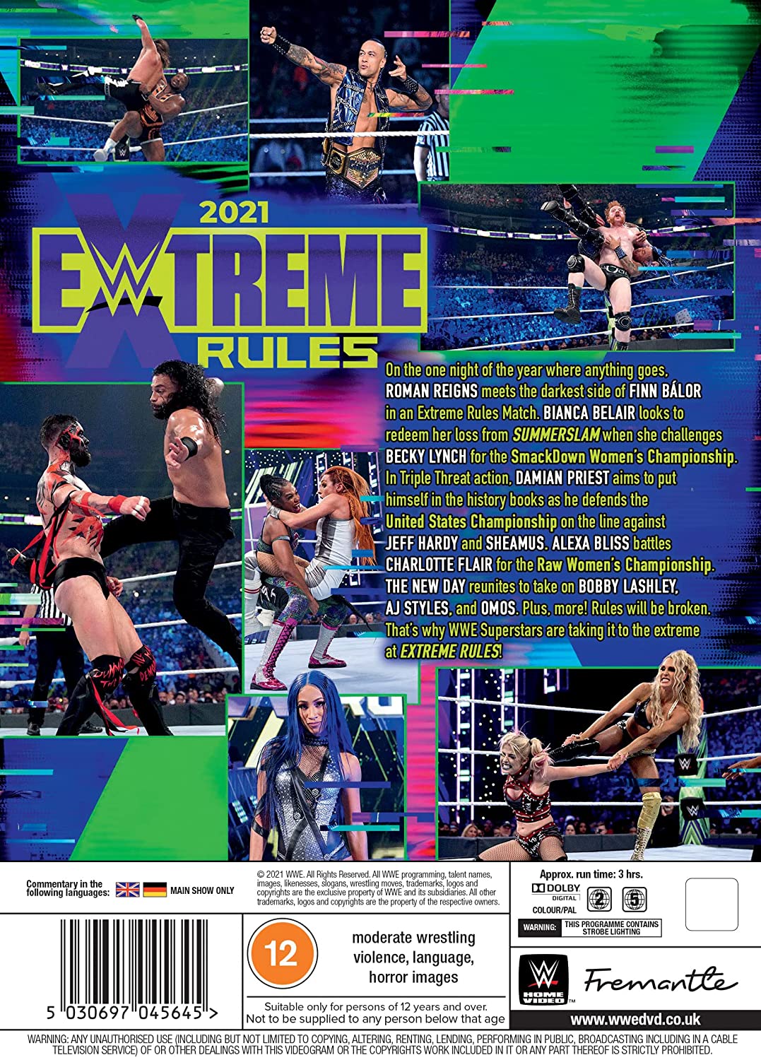 WWE: Extreme Rules 2021 - DVD