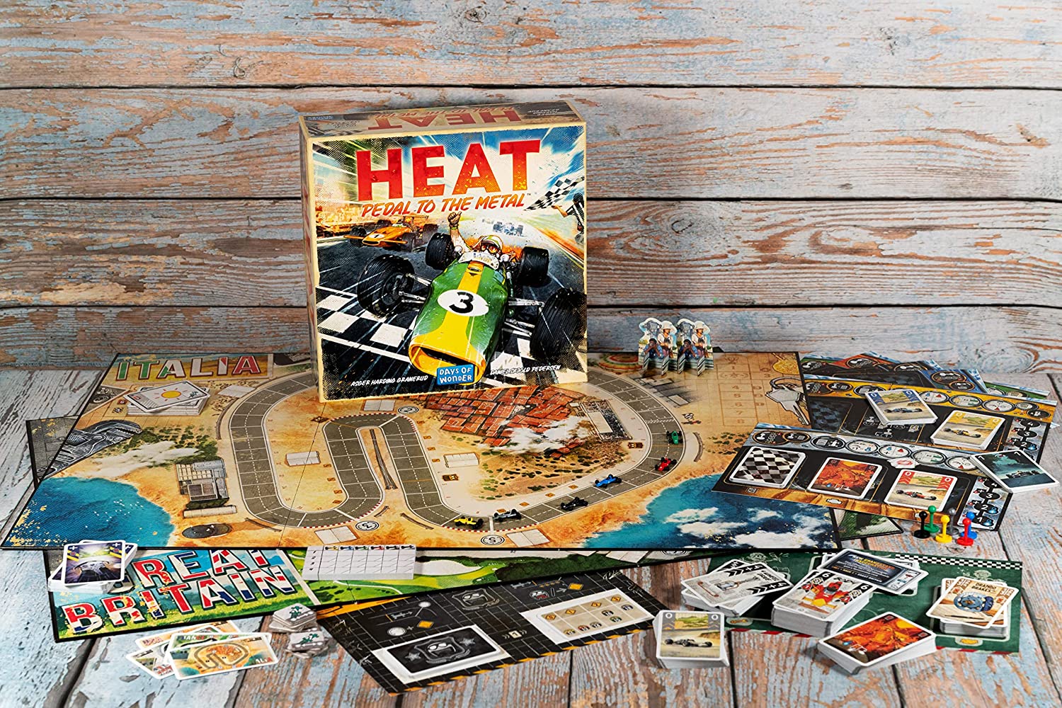 Days of Wonder Heat: Pedal to the Metal Board Game