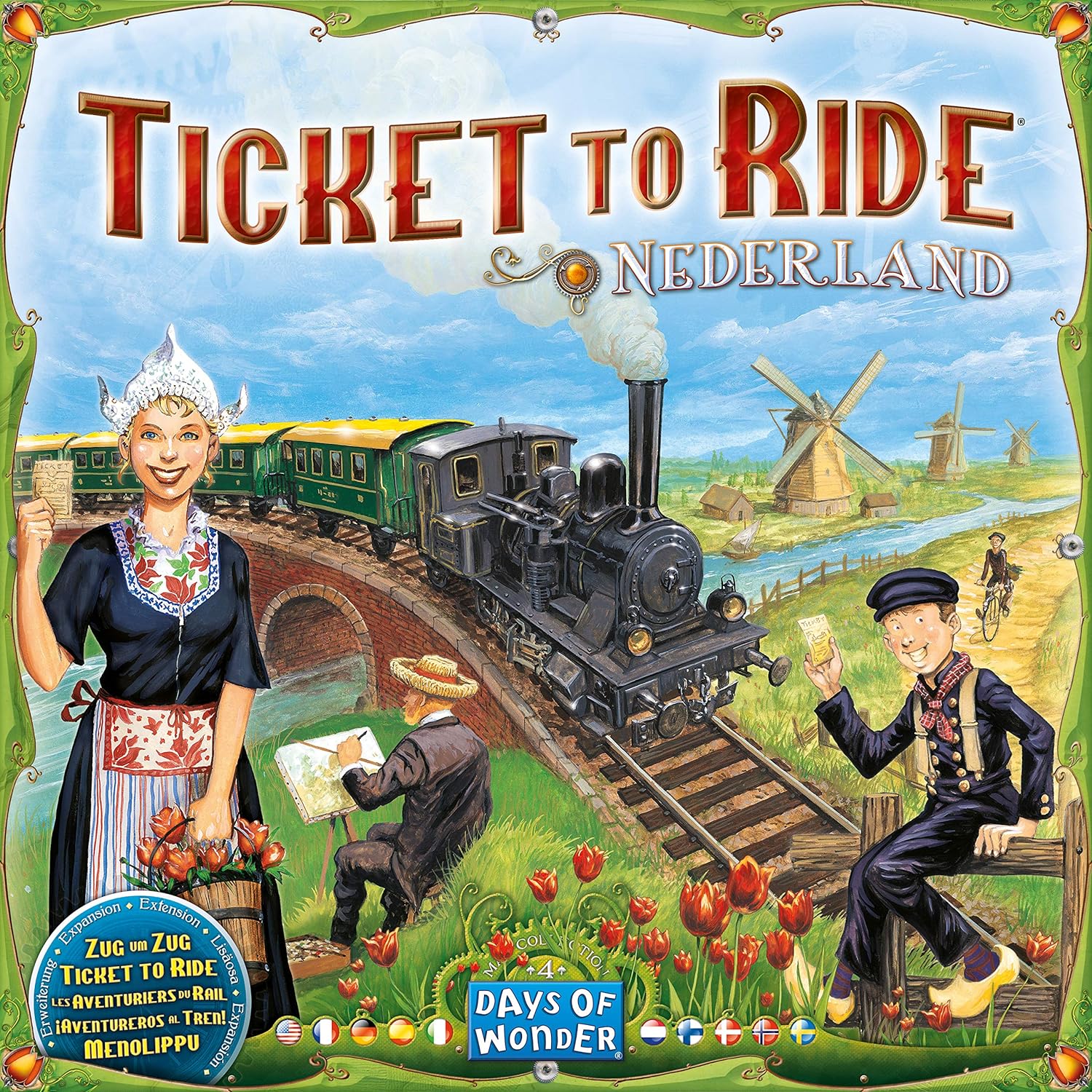 Days of Wonder Ticket to Ride Nederland Board Game Expansion
