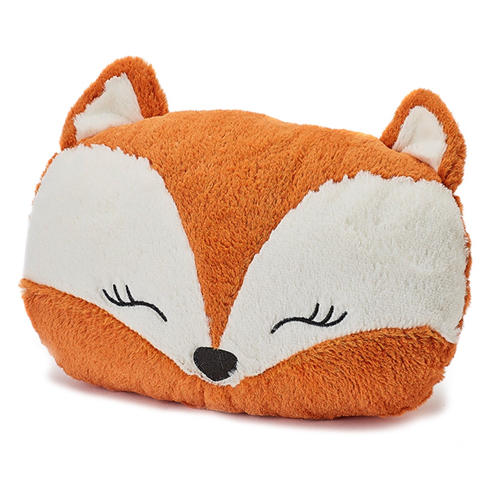 Warmies Fox Hand Warmer - Reusable Microwaveable & Freezable Lavender-Scented Soft Fur Heating Pad