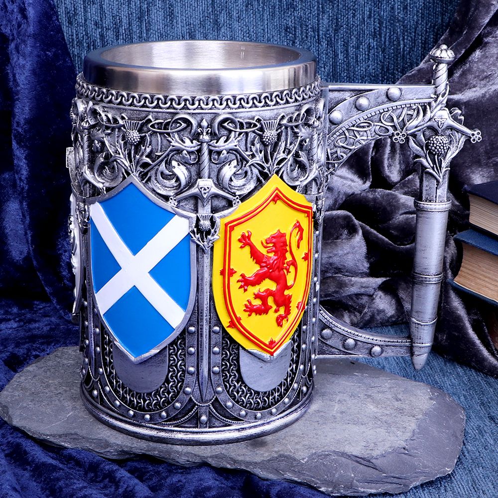 Nemesis Now - Tankard of The Brave Scottish Shield Mug