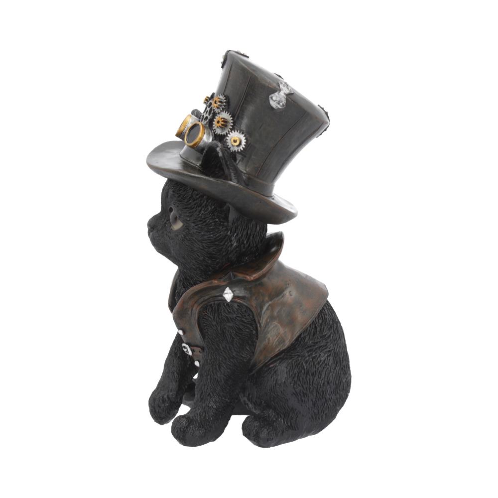 Nemesis Now Cogsmith's Cat - Steampunk Black Cat Resin Figurine