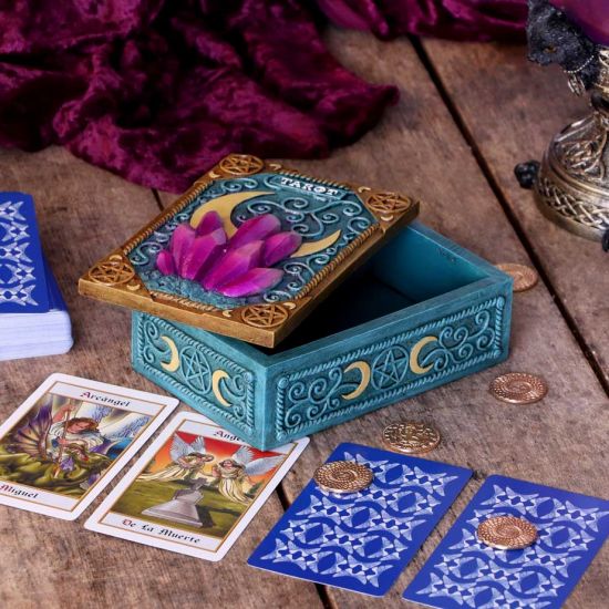 Nemesis Now - Crystalline Tarot Box Blue 14.4cm